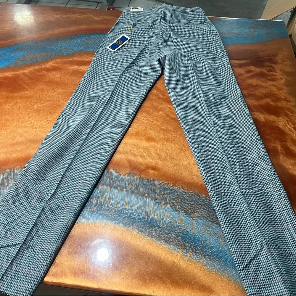 Vintage Pendleton Wool Houndstooth Country Traditionals Pants size 32 new USA